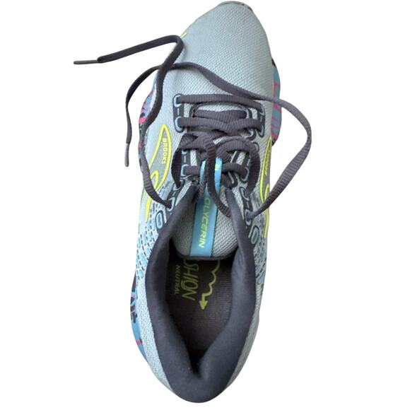 Brooks Glycerin 20 Womens 7 B Blue Running Shoes Cushion Neutral EU 38 Sneakers - Picture 7 of 11